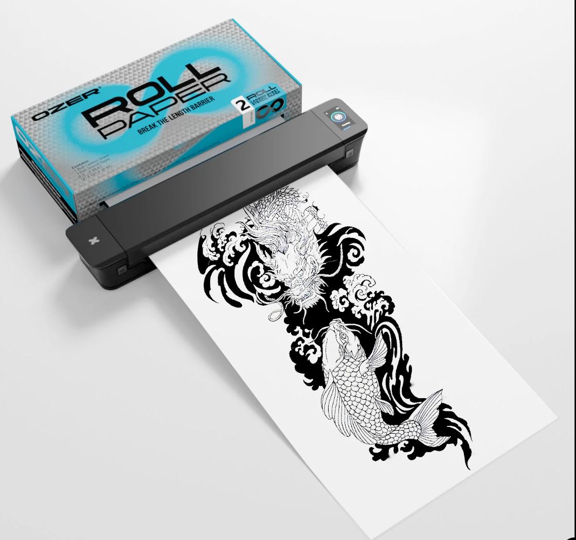 OZER Stencil-pappír í rúllu