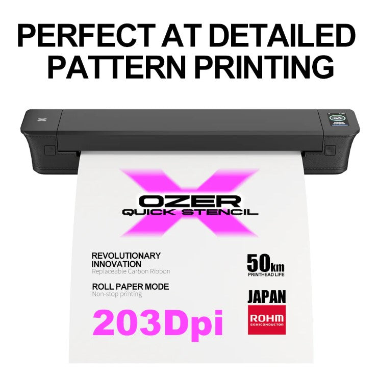 OZER X Quick Stencil Prentari (þráðlaus)