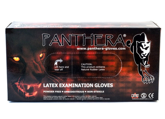 Panthera Black Latex Gloves