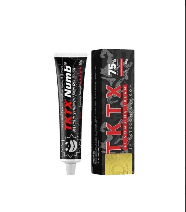 TKTX Black 75% Tattoo Cream 10g