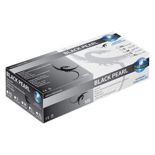 Unigloves Black Pearl Nitril box of 100